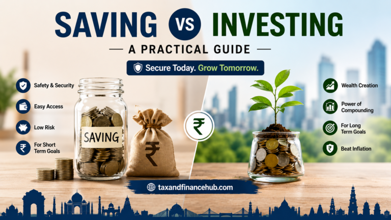 Saving vs Investing – A Practical Guide for Indians