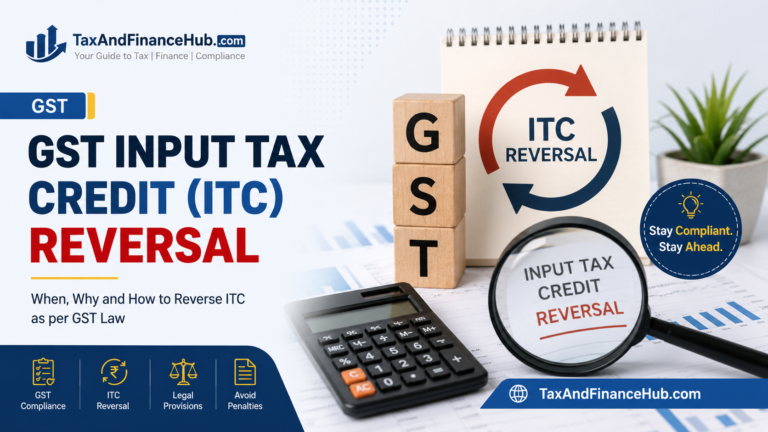 GST Input Tax Credit Reversal – Complete Guide