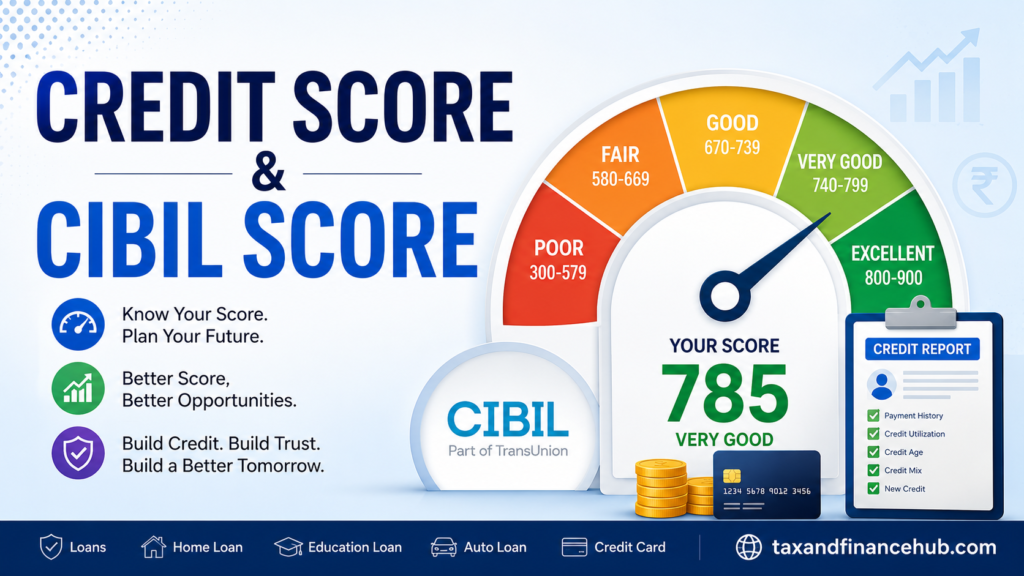 Credit Score & CIBIL Score Explained: How to Improve It Fast in India